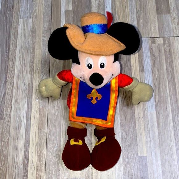 Disney Toys Disney Store Mickey Mouse The Three Musketeers Plush